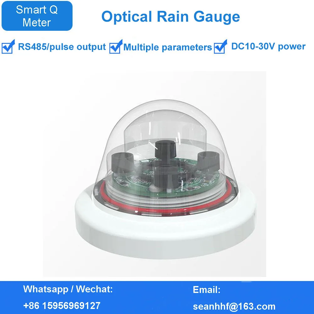 

Optical rainfall sensor automatic monitoring meteorological station 485 pulse high precision infrared optical rain gauge