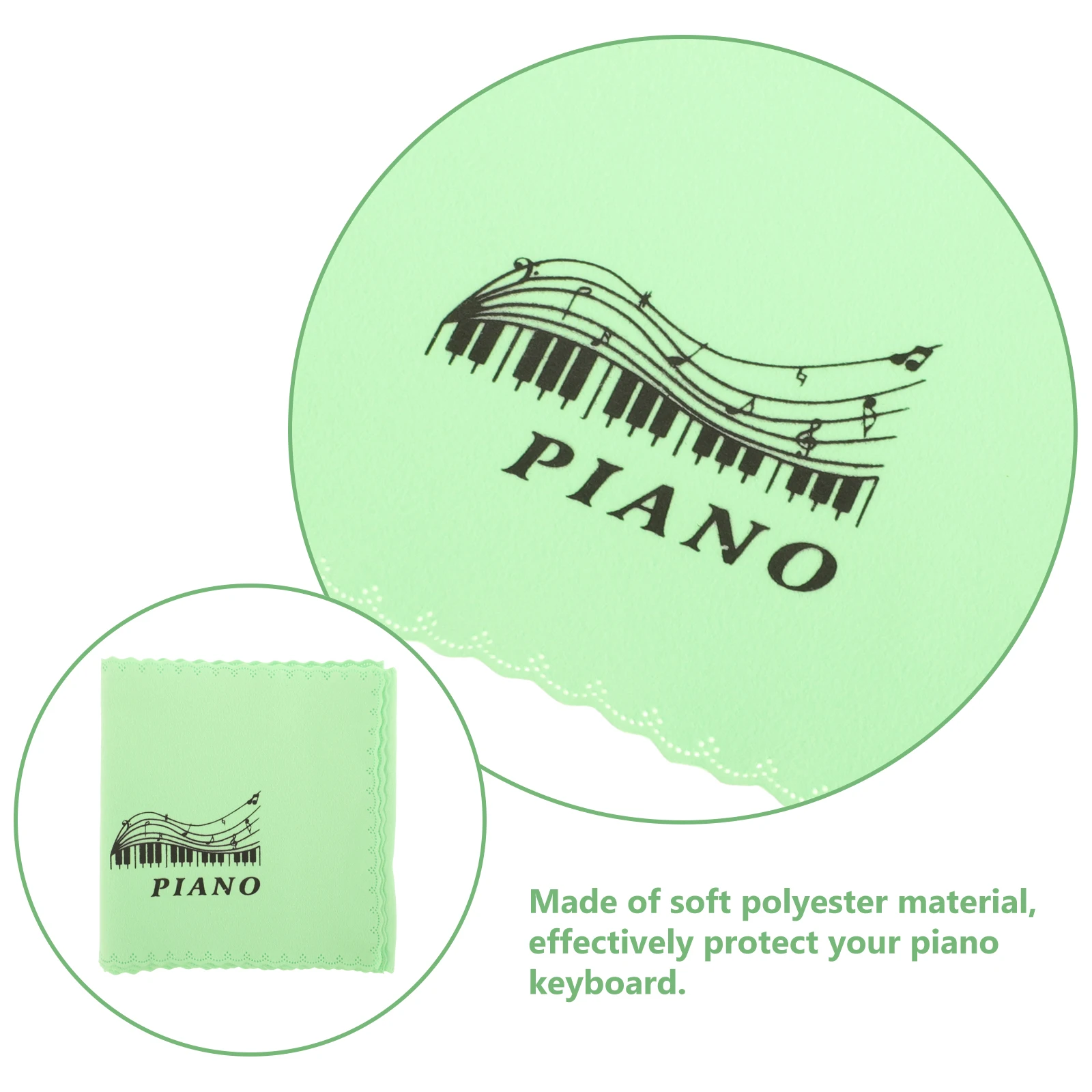 

Keyboard Cover 88 Keys For Piano Dust Protector Cloth Polyester Key Cover Waterproof Foldable Lightweight Piano