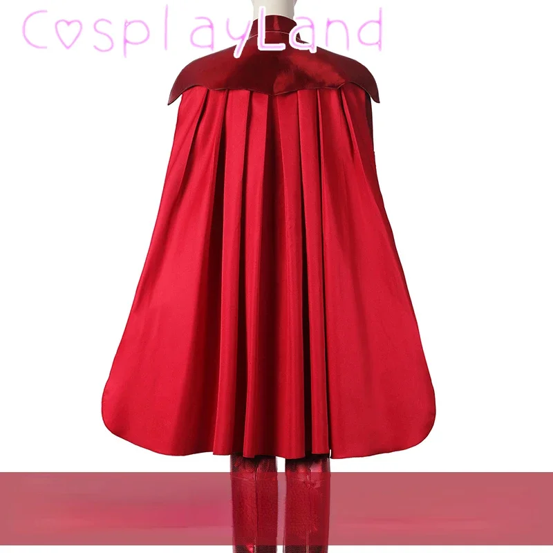 Carnival Halloween The Boys 3 Crimson Countess Cosplay Costume Superheroine The Countess Battle Outfit Sexy Jumpsuit With Props