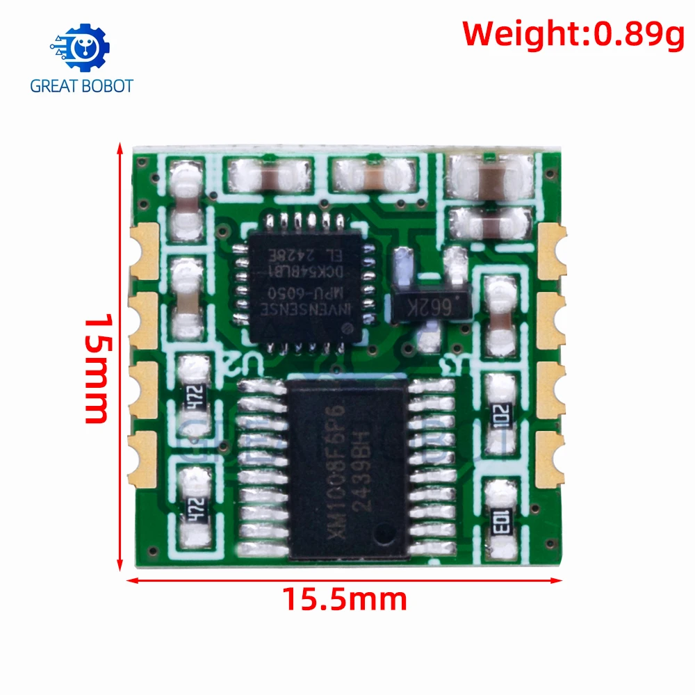 1PC 6 Axis MPU6050 Module Gyroscope DMP Engine Kalman Filter Accelerometer STM32 Inclinometer Balancing vehicle module