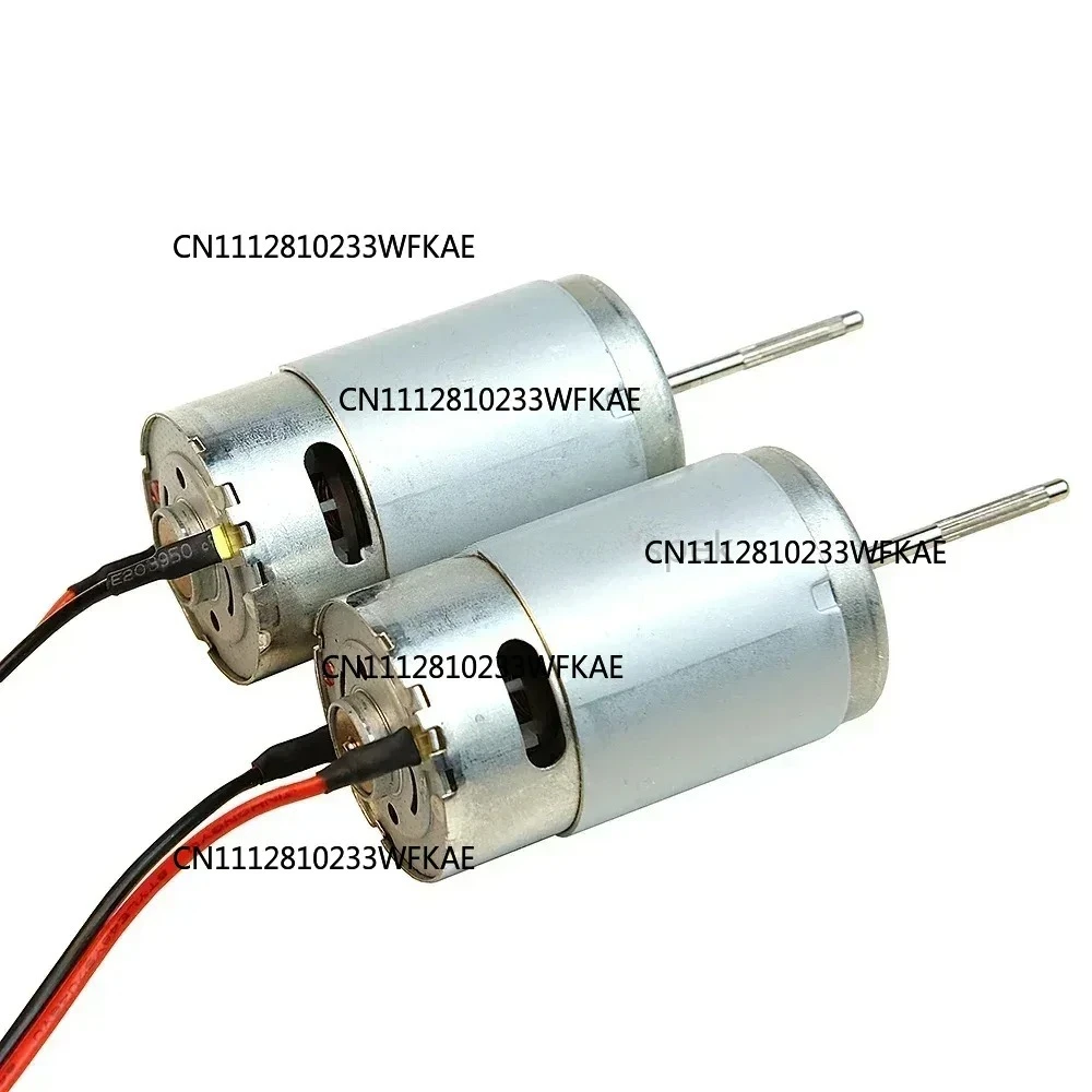 1Pair 390 High Speed Motor with Wire 14000RPM/Min 6V-12V DIY for RC Bait Tug Boat Feeding Boat Underwater Thruster Accessories