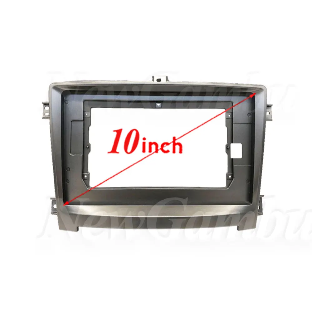 10 inch For HAWTAI Santa Fe 7 2017+ Fascia Frame No Cable Dash Trim Kits Facia Panel  Radio Player