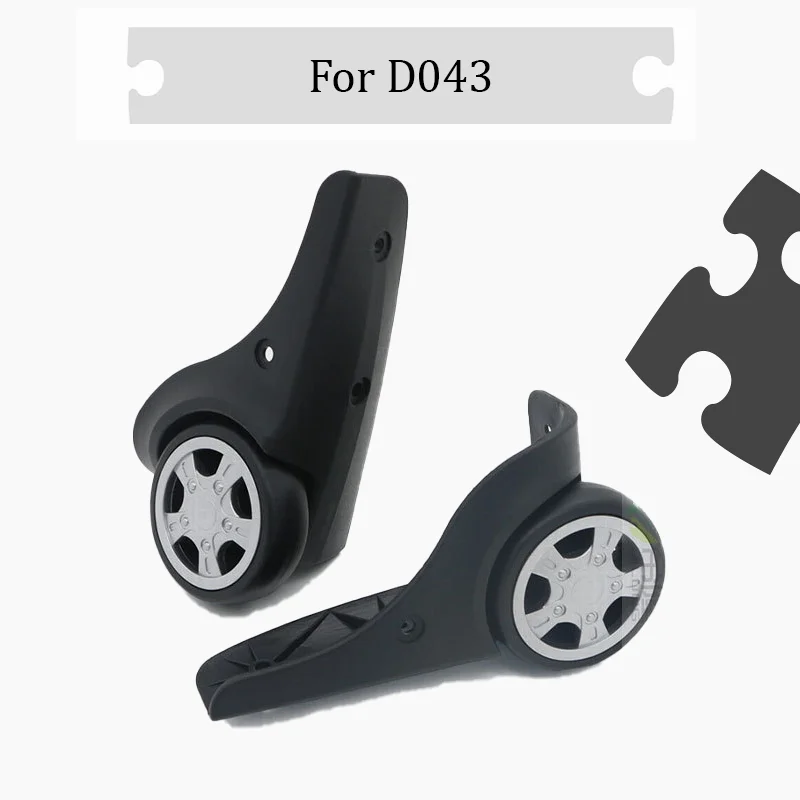 

For D043 Non-Swivel Luggage Wheel Set Suitable For Most Suitcases Fixed-direction Replacement Straight Roller
