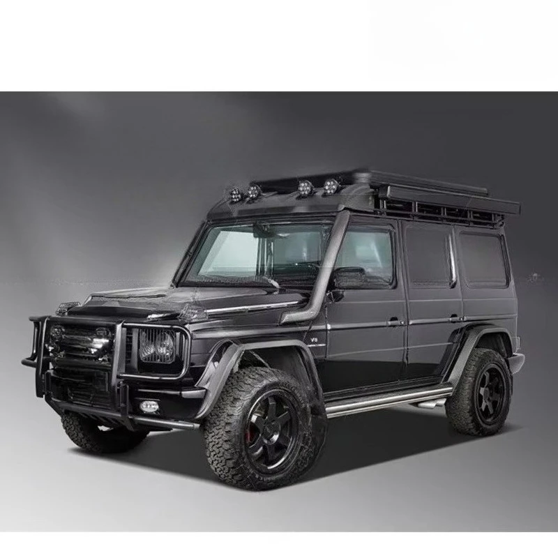 High-quality auto parts G55 retro off-road body kit with hood spoiler rack for G-Class W463 G55 2008-2018