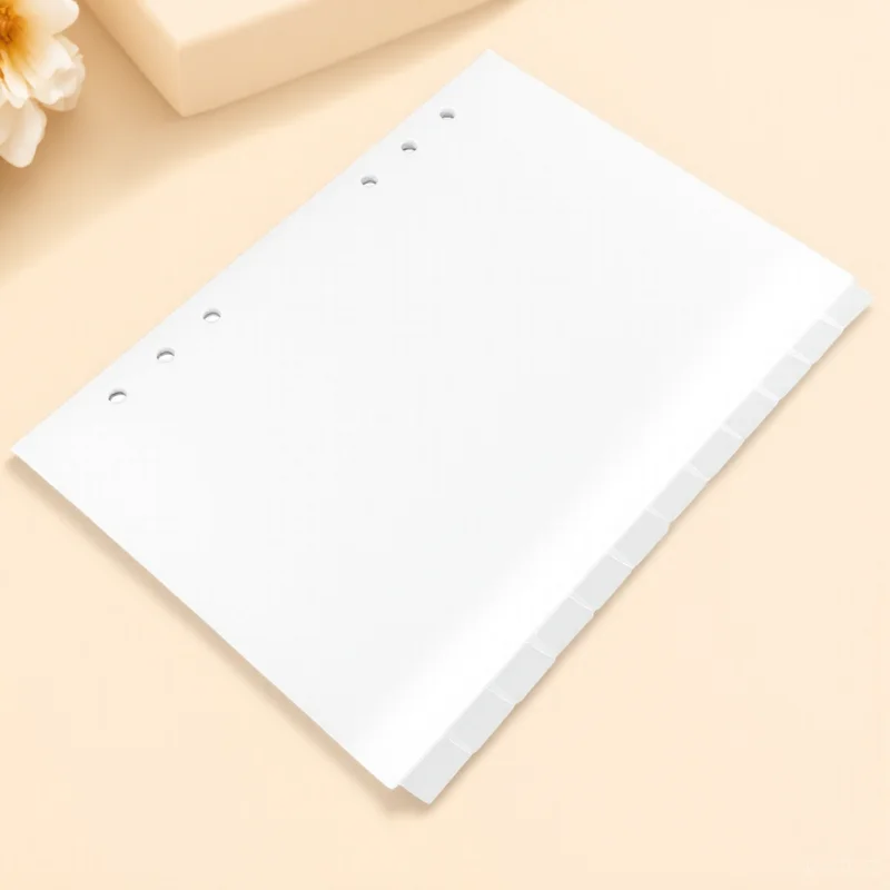 

Plastic Tabs Notebook Divider Binder Separator Pages Translucent Indexing Cards For Lever Arch Files Category Indexing Cards