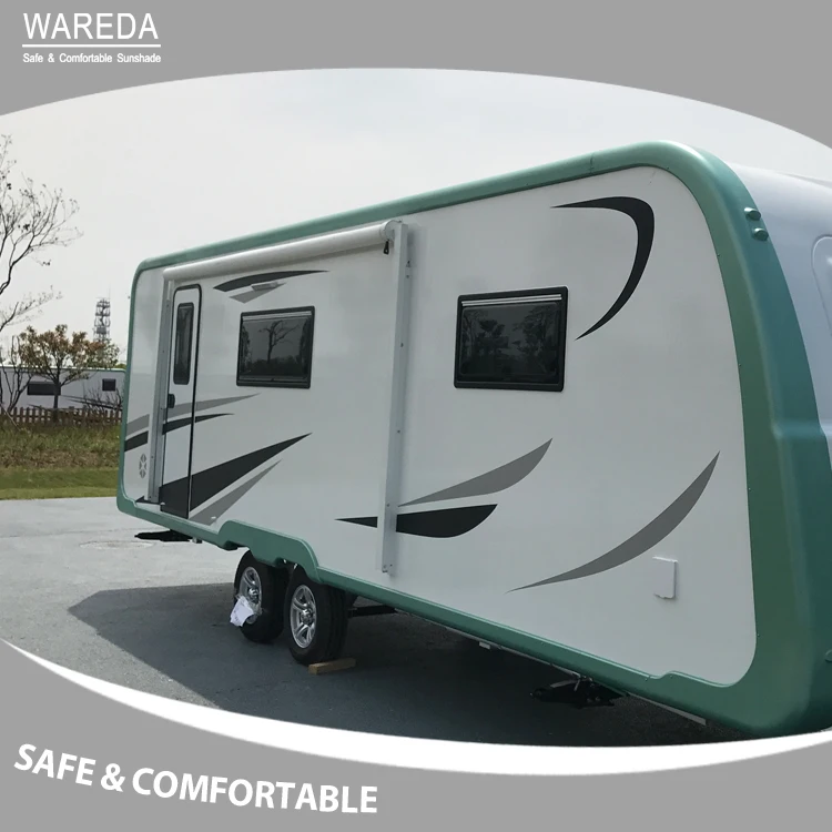 2.5M 3M RV Awning Sun Shade Screen RV Caravan Awning Portable Sunshade Motorhome Electric RV Awning for Camper Trailer,Custom