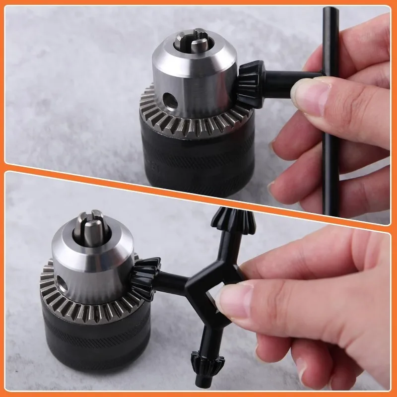 4-in-1 مفتاح ربط متعدد الأغراض عبر الحفر تشاك سبيكة مفتاح حامل الحفر استبدال الحفر لقط وجع لأداة لقط الكهربائية #5