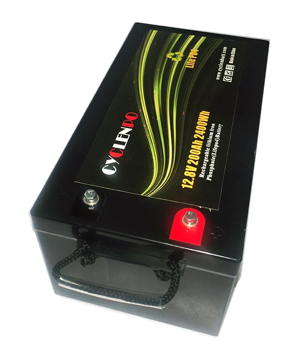 Deep Cycle Lifepo4 12v 200 Amp Hour Lithium Ion Battery for Rv Boat Ev and Solar