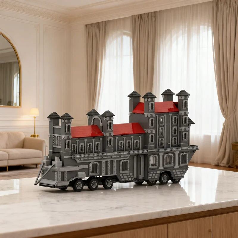 

8154pcs MOC The Organist Moving Castle Creator Model Building Blocks DIY Gift Creative Collectible Display Decor Premium Adult