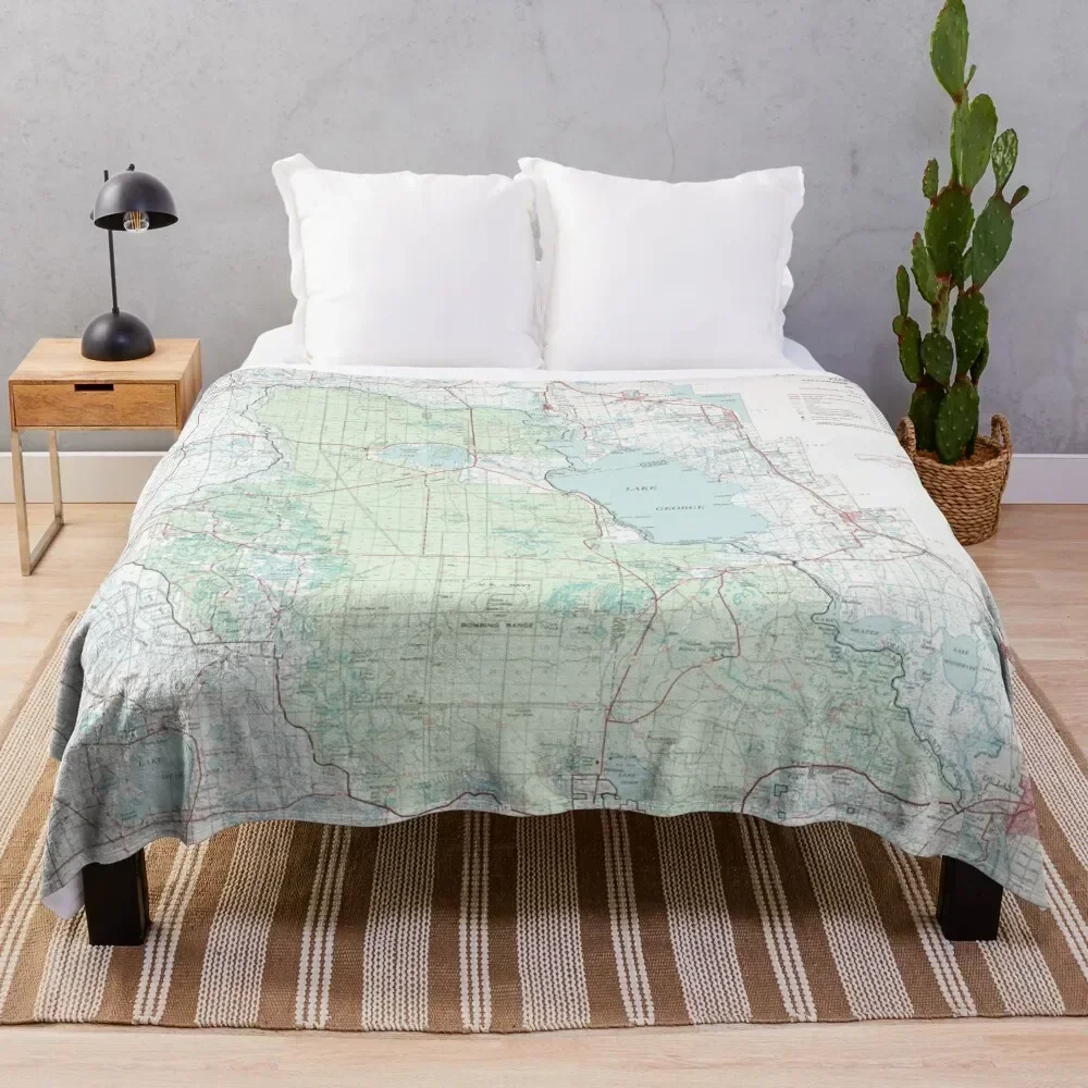 

Ocala National Forest Map (1971) Florida Woodland Reserve Atlas Throw Blanket for babies Extra Large Throw Blankets