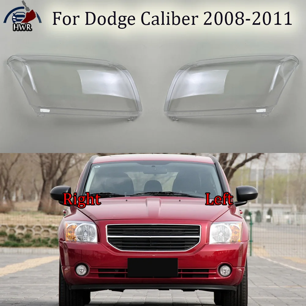 

For Dodge Caliber Headlight Lens Shell Transparent Headlamp Cover Replace The Original Lampshade Plexiglass