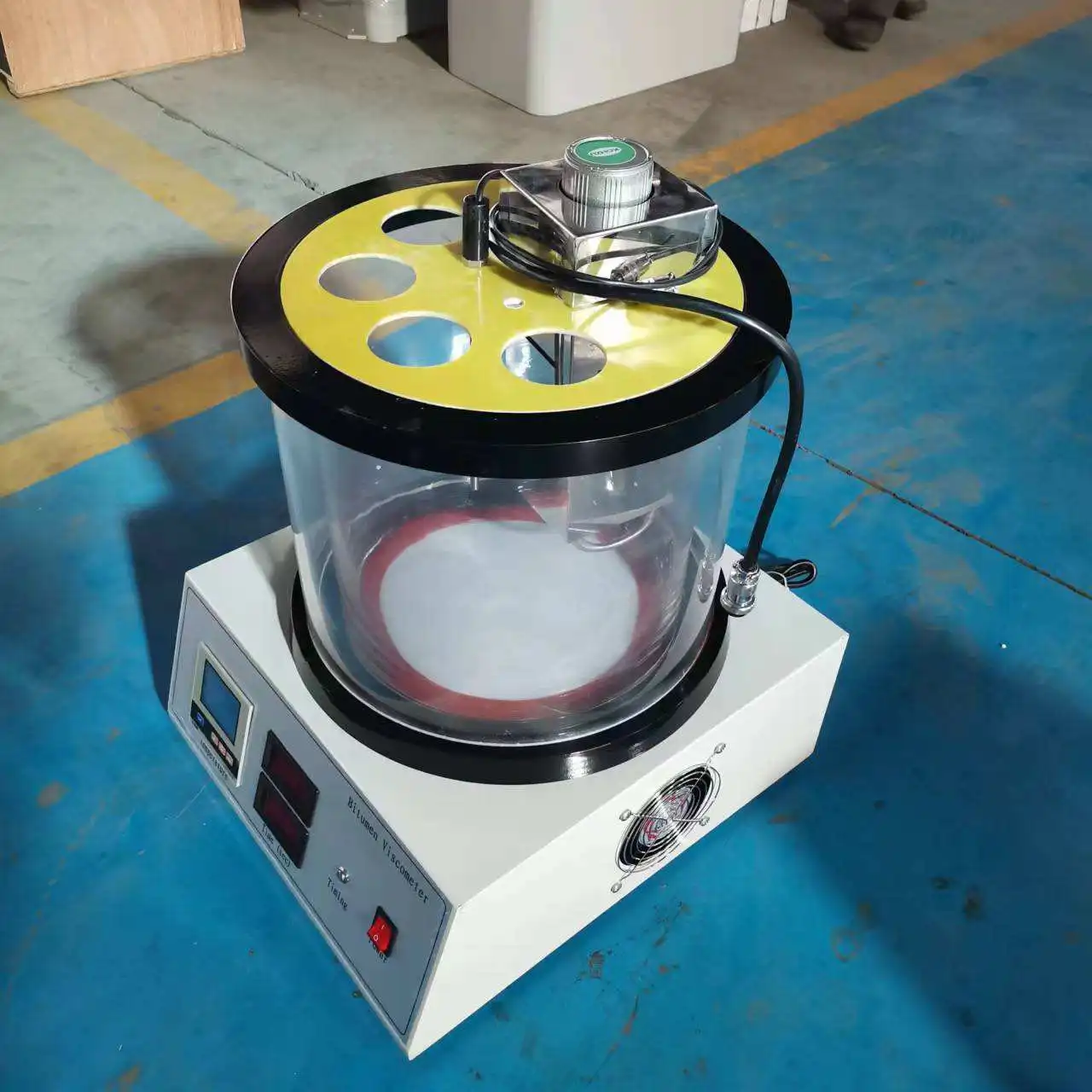 جهاز اختبار اللزوجة الحركية من الأسفلت كاشف مقياس اللزوجة الأسفلت Ubbelohde مع الشعرية