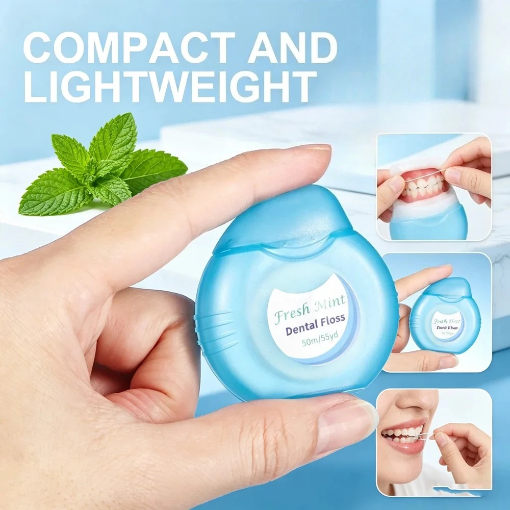 1Pcs/2Pcs/3Pcs/4Pcs/6Pcs - Mint Floss Roll - Multiple Style Options - Oral Cleaning Interdental Floss Roll