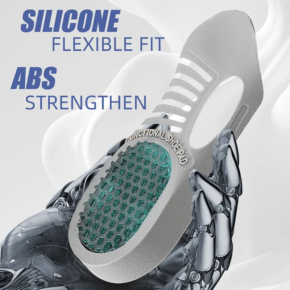1 Pair Plantar Fasciitis Orthotic Shoe Inserts Arch Support Gel Comfort Shoe Insoles Athletic Running Insoles For Women And Men - 3