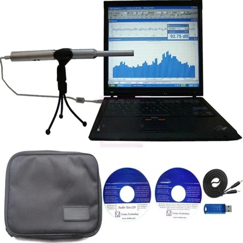 High-precision real-time audio analyzer, sound level meter, distortion noise analyzer USB VT RTA-168B