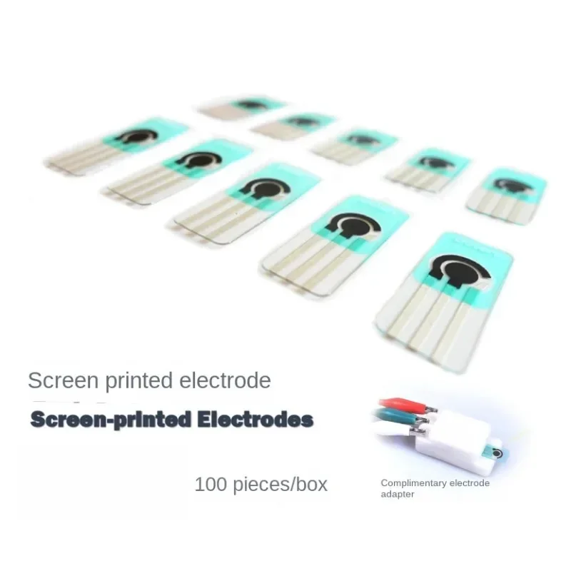 50 Pcs  Screen Printed Electrode Flexible Electrode Electrochemical Laboratory Device SensorB