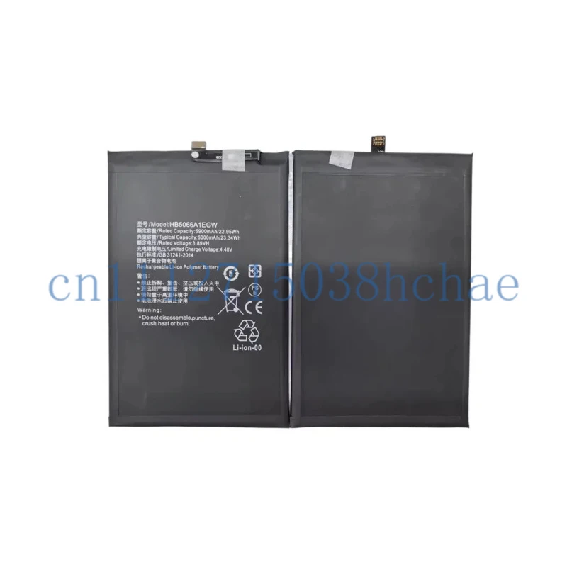 New Battery 6000mAh HB5066A1EGW For Honor Play 40 Mobile Phone Batteries