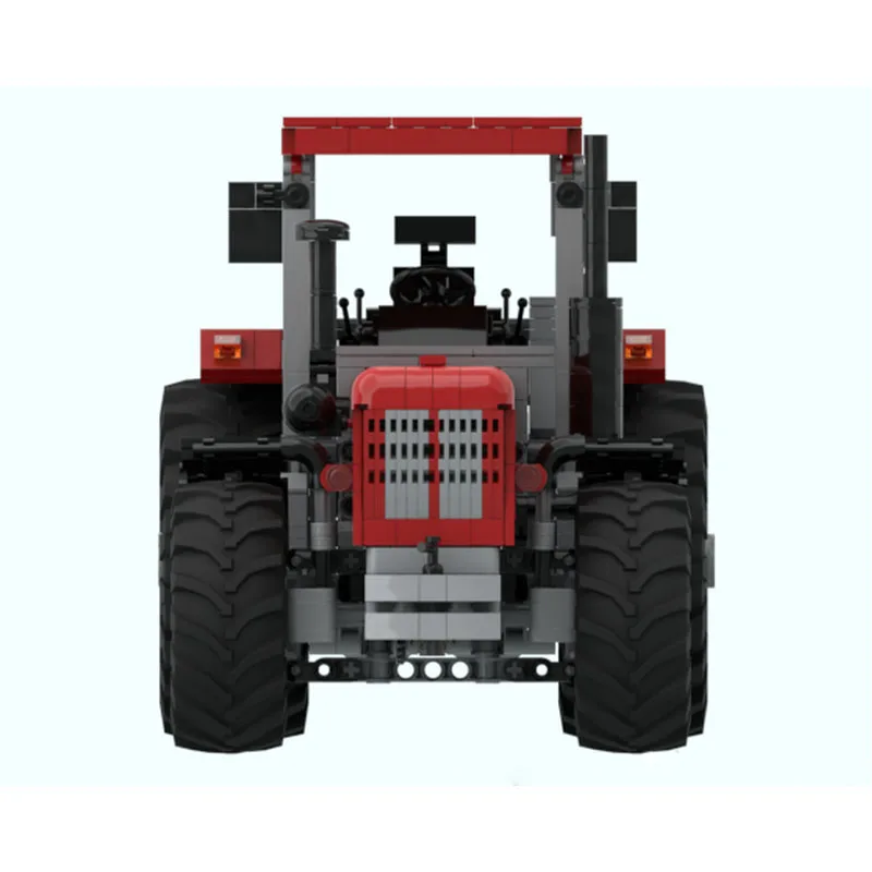 MOC-236861 Klassiek bouwsteenmodel van landbouwtractor, 993 stuks, speelgoed voor kerst- en verjaardagscadeaus voor jongens en kinderen