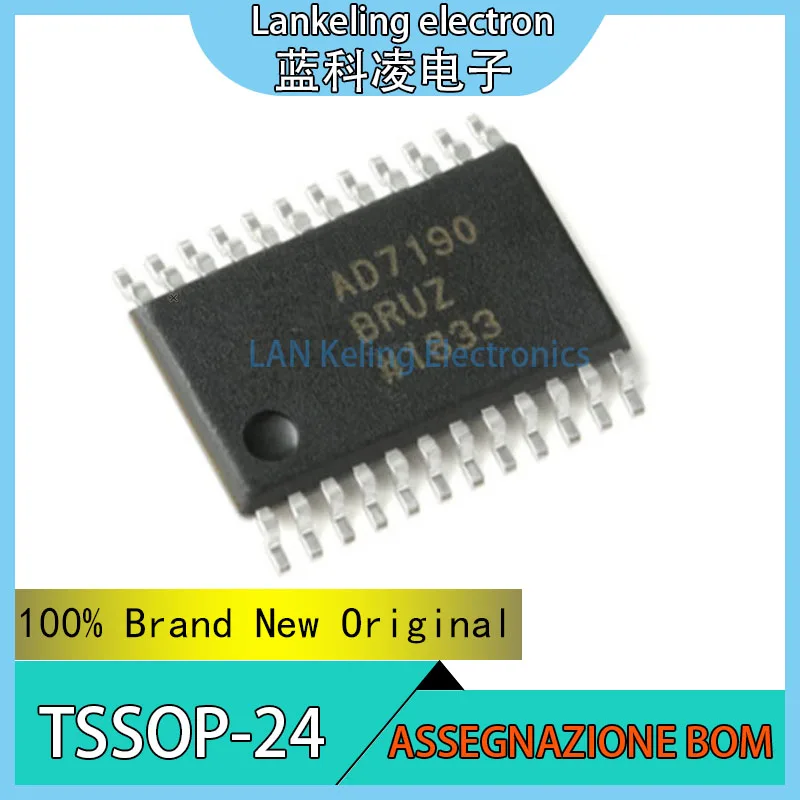 AD7190BRUZ AD AD7190 AD7190BR AD7190BRUZ 100% Brand New Original Chip TSSOP-24 IC