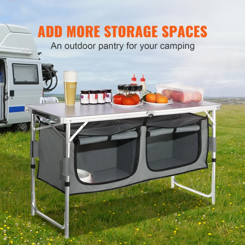 โต๊ะครัวสำหรับตั้งแคมป์ SucceB - Outdoor Camping Kitchen Setup บทวิจารณ์และราคา