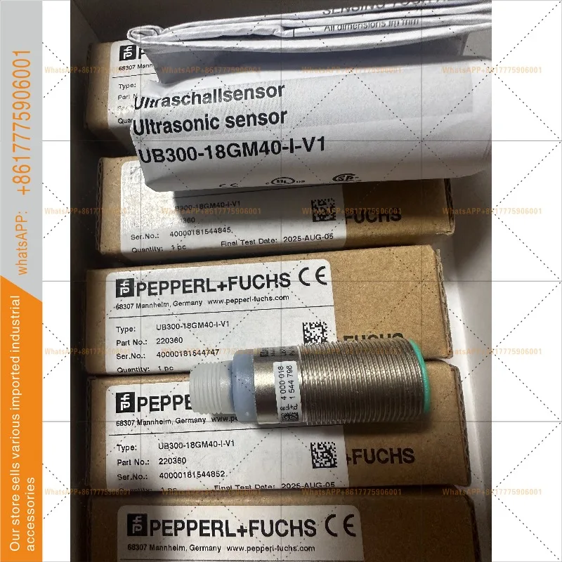 Beijiafu P+F Ultrasonic Sensor UB300-18GM40-I-V1