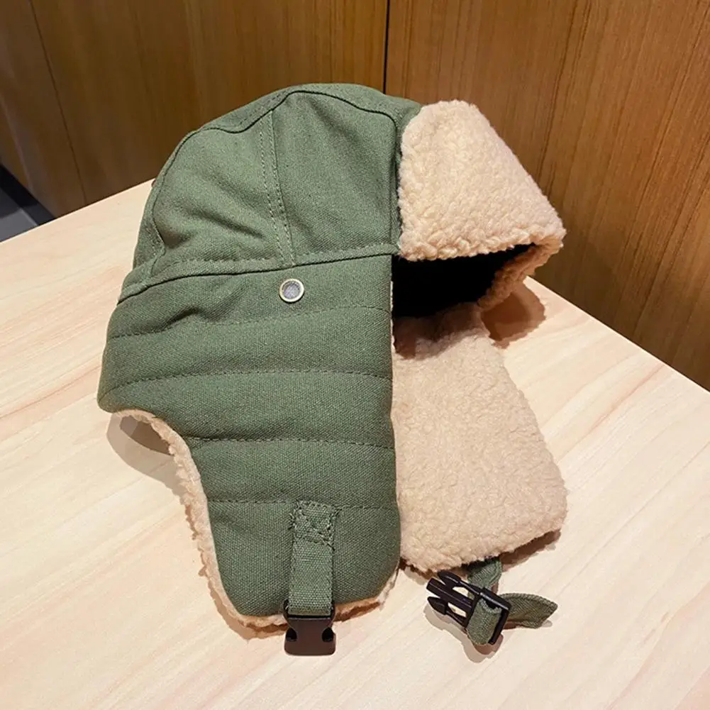 

Winter Cold-Proof Lei Feng Hat Men'S Outdoor Warm Hat Ear Protection Middle-Aged Elderly Cap Cotton Cap Cycling Hats Clothing