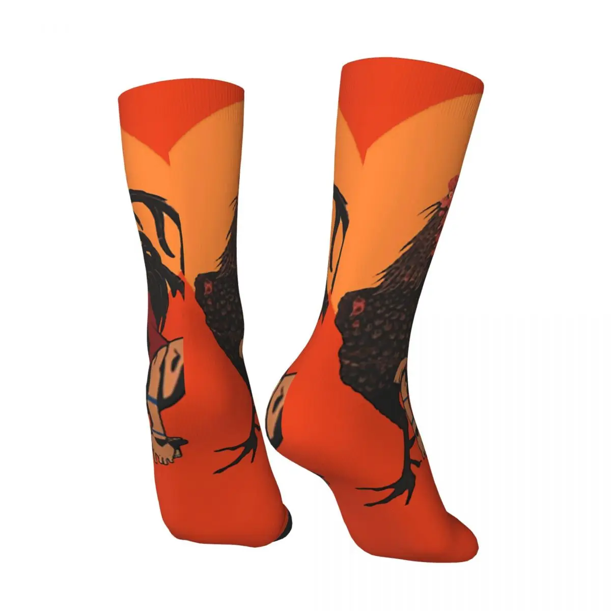 Hip Hop Retro Mugen Spread Crazy Men's compression Socks Unisex Samurai Champloo Anime Harajuku Seamless Printed  Crew Sock