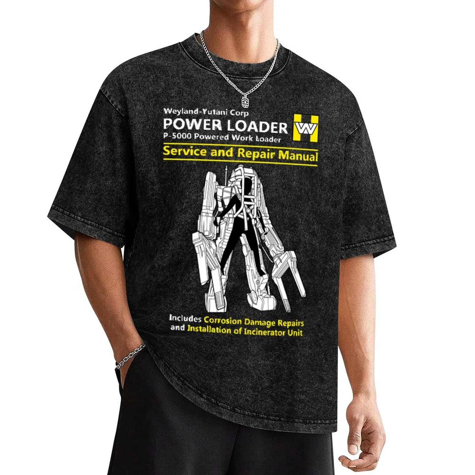 Power Loader Service and Repair Manual T-Shirt T-Shirt luxury designer clothes mens workout shirts