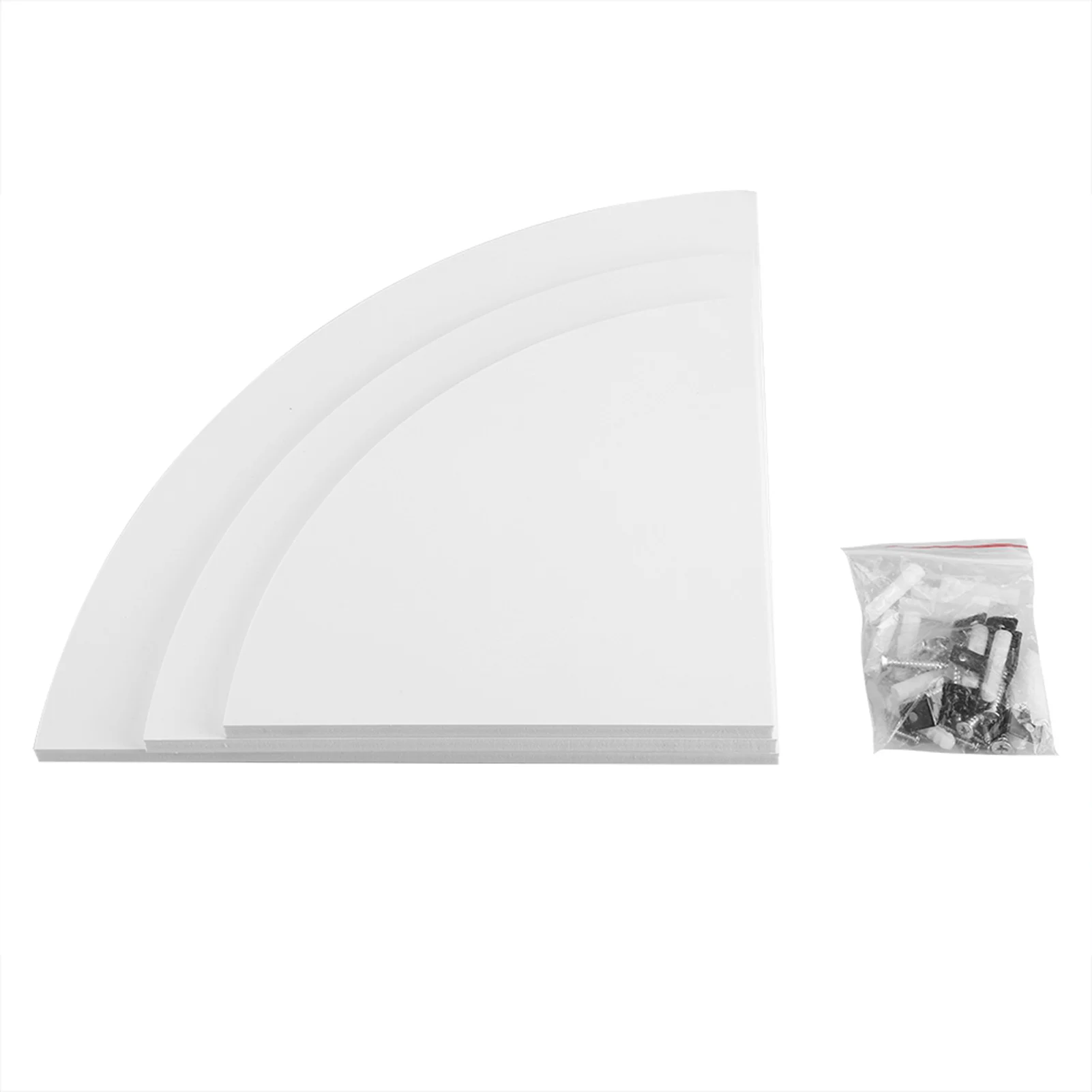 3-delige zwevende hoekplank, wandgemonteerd opbergrek, boekenplankset, decoratie voor thuiskantoor, opbergorganizer, planken