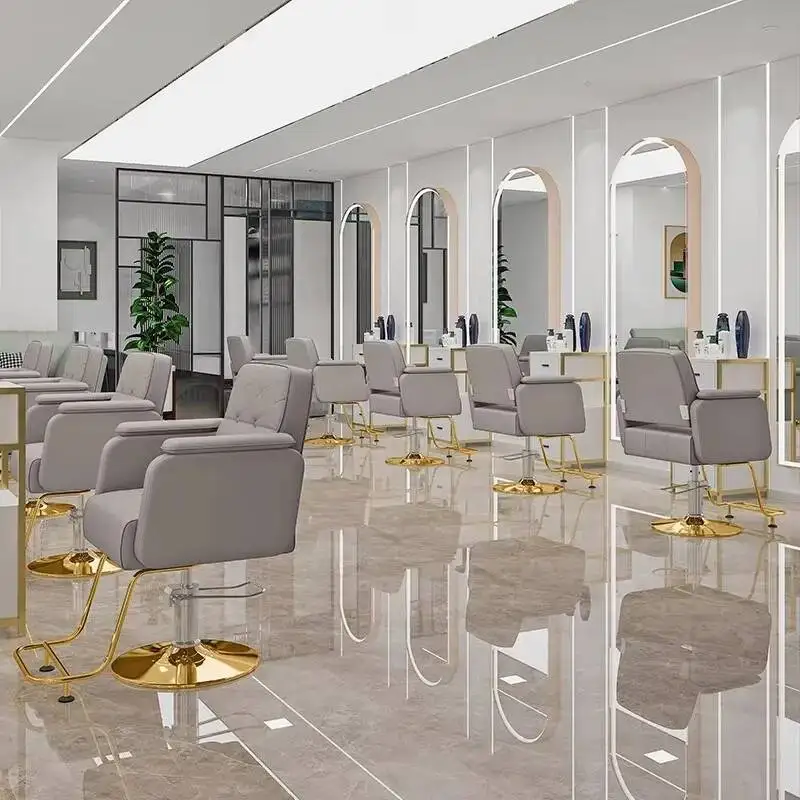 كرسي حلاق حديث فاخر بتصميم جمالي عصري كرسي حلاق مريح أثاث تجاري من سيلا باربيريا الاسكندنافية