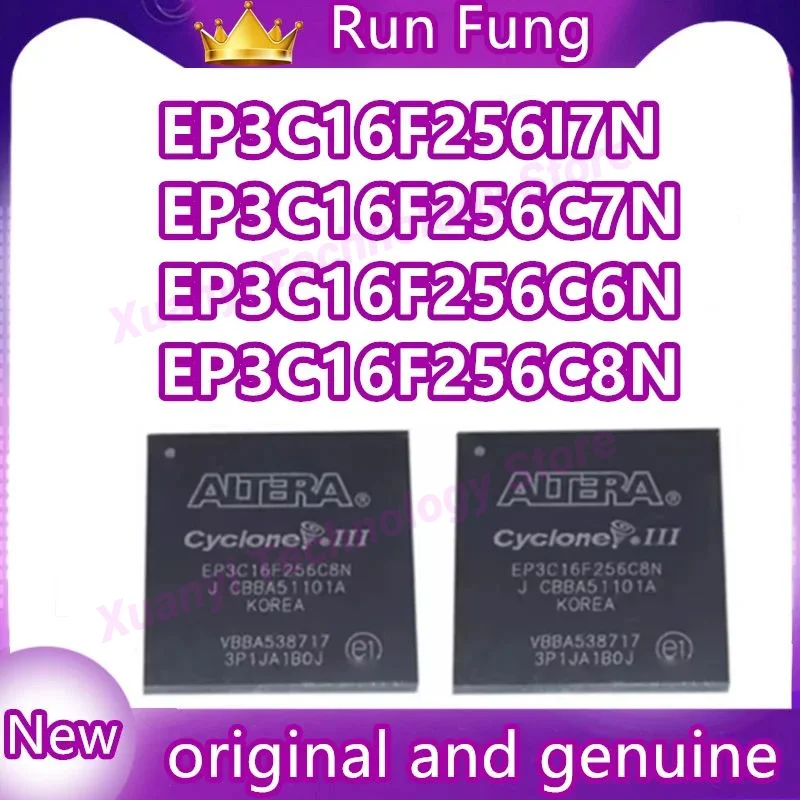 EP3C16F256I7N EP3C16F256C7N EP3C16F256C6N EP3C16F256C8N BGA256 Incorporado - FPGA IC Chip 100% Novo Original em estoque