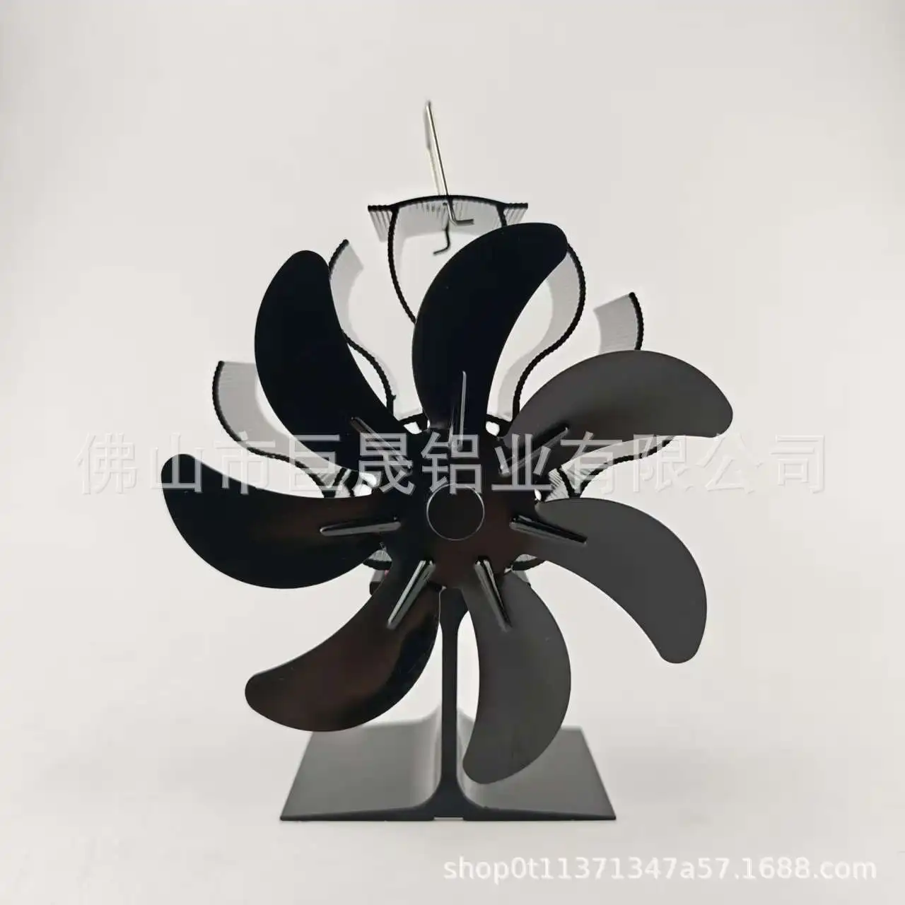 4/5/6/7/8-leaf Fireplace Fan Firewood Stove Heating Heat Fan Permanent Fan Fireplace