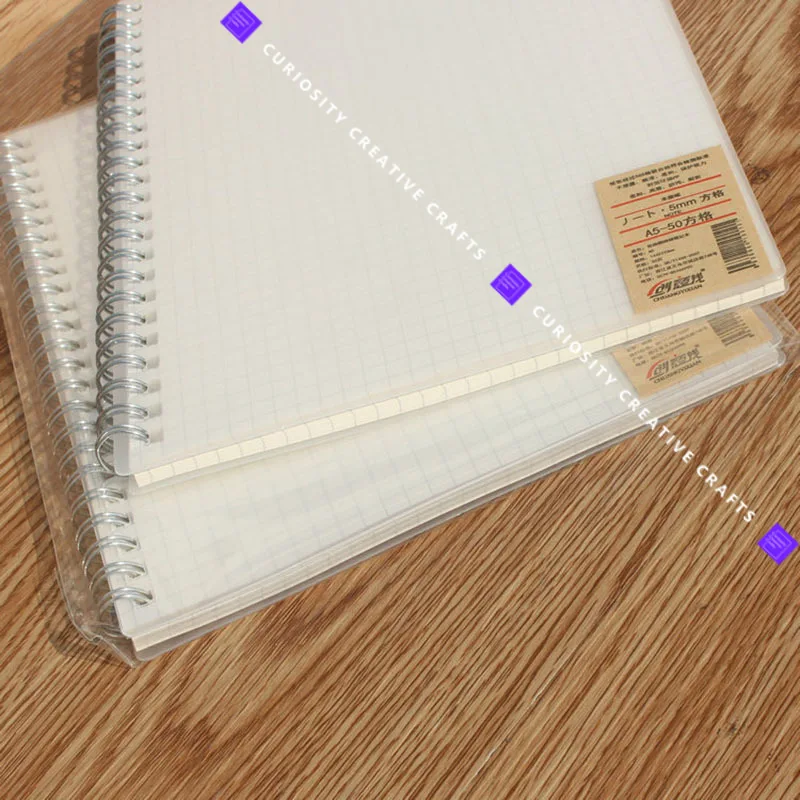 A4 Simple Grid Notebook IMPROVE YOUR PRODUCTIVITY Office School Notepad Creative Drawing Graffiti Book Daily Memo ENTJ INTJ Gift