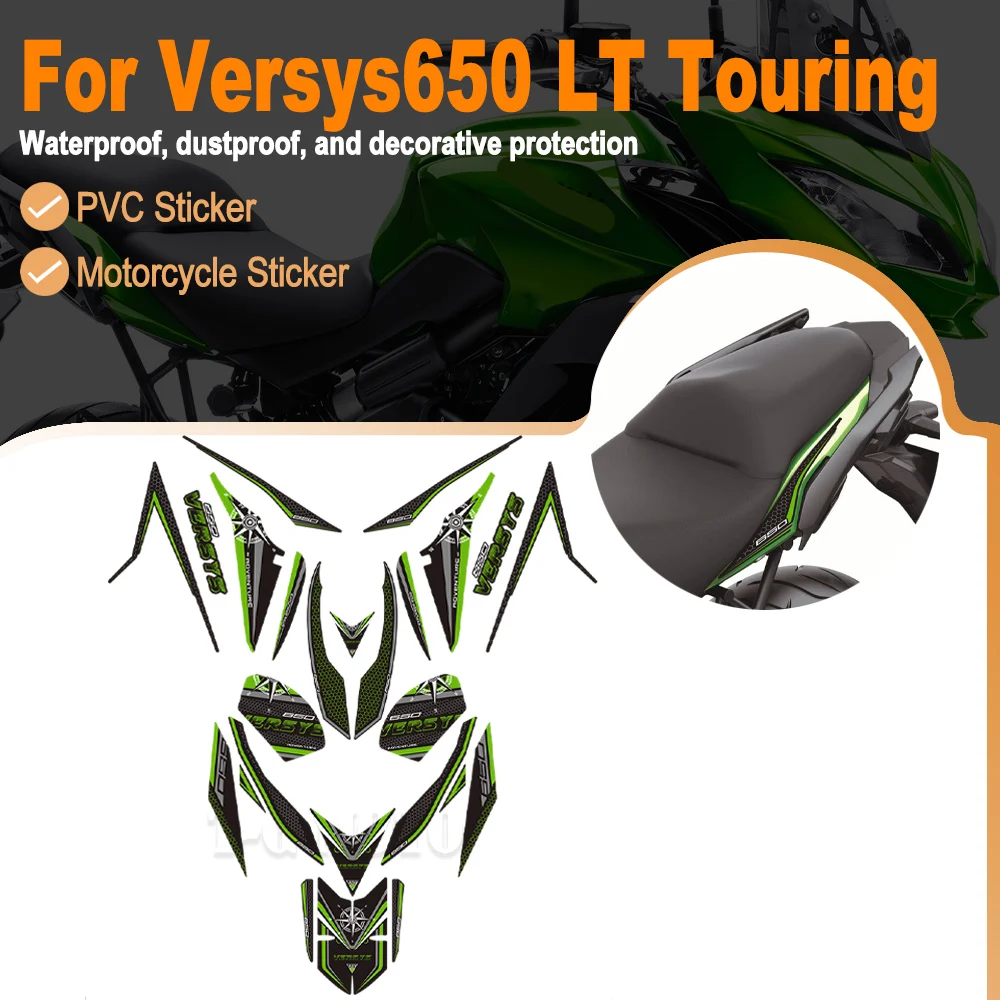 

Motorcycle Tank Pad Body Fairing Fender Stickers Protector Decal Kit For Kawasaki Versys650 Versys 650 LT Touring 2015 - 2021