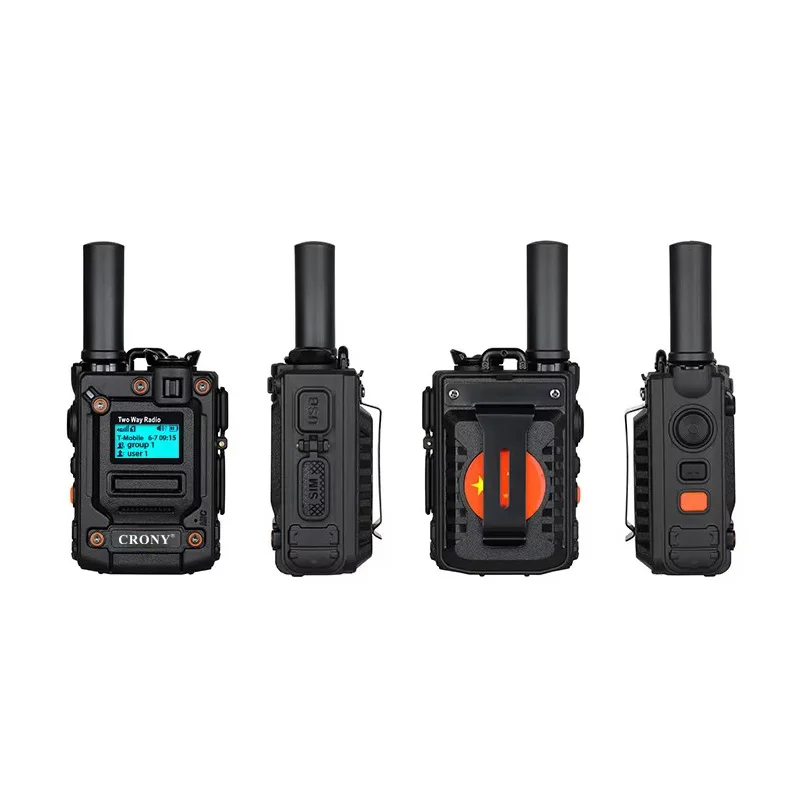 공장 도매 크로니 메탈 바디 K300 4G LTE POC 핸드헬드 무전기 5000km 장거리 워키토키