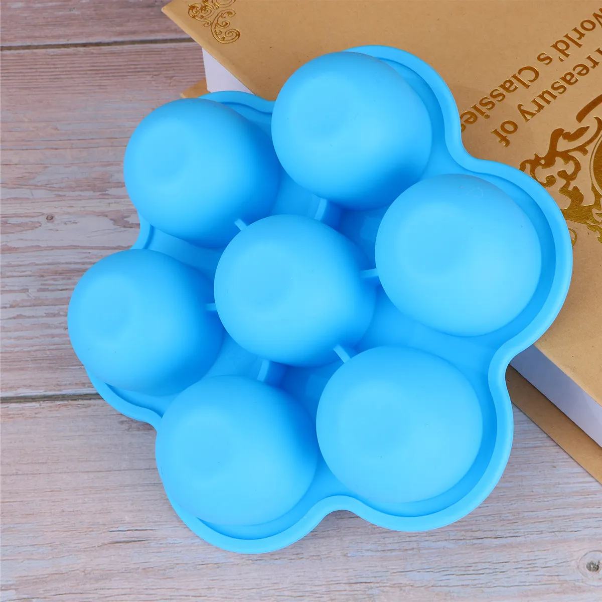 2Pcs Baby Food Storage Box Premium Silicone 7 Cavities Tray Clip-on Lid Freezer Microwave Oven Safe Reusable Food Storage