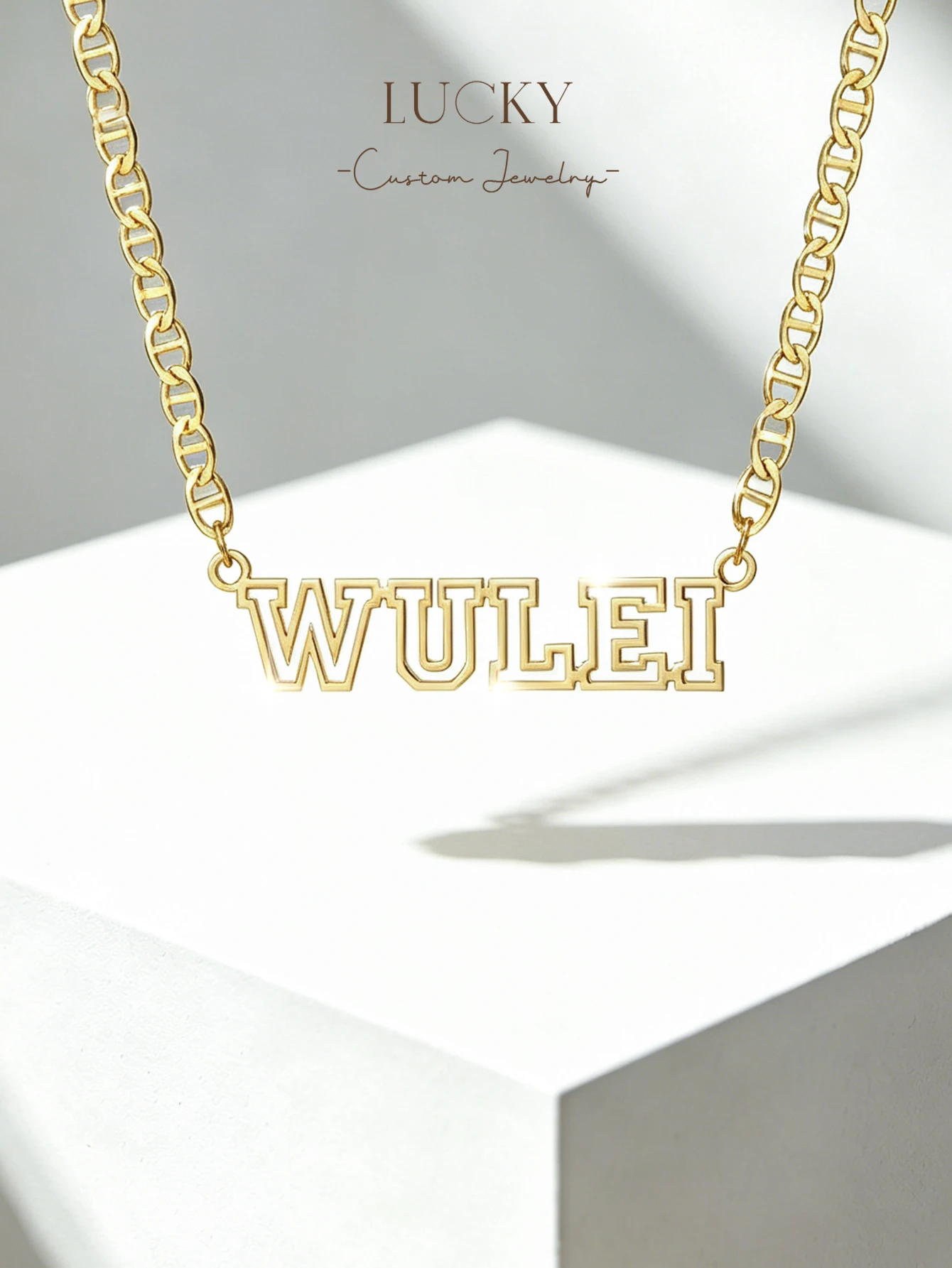1 colar personalizado com nome - Personalized Name Box avaliação e preço