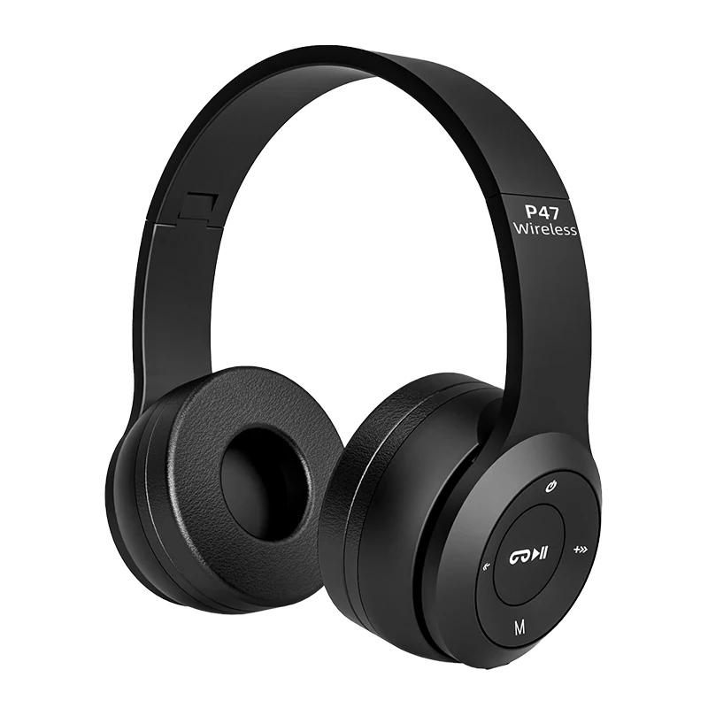 Cuffie Stereo P47 5.0 cuffie Bluetooth cuffie da gioco sportive Wireless pieghevoli serie P