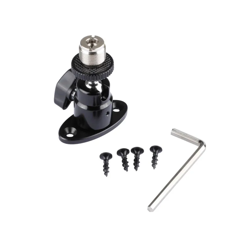 CAMVATE 조절식 데스크 벽걸이 마이크 홀더 (5/8"-27 미니 볼 헤드 포함)