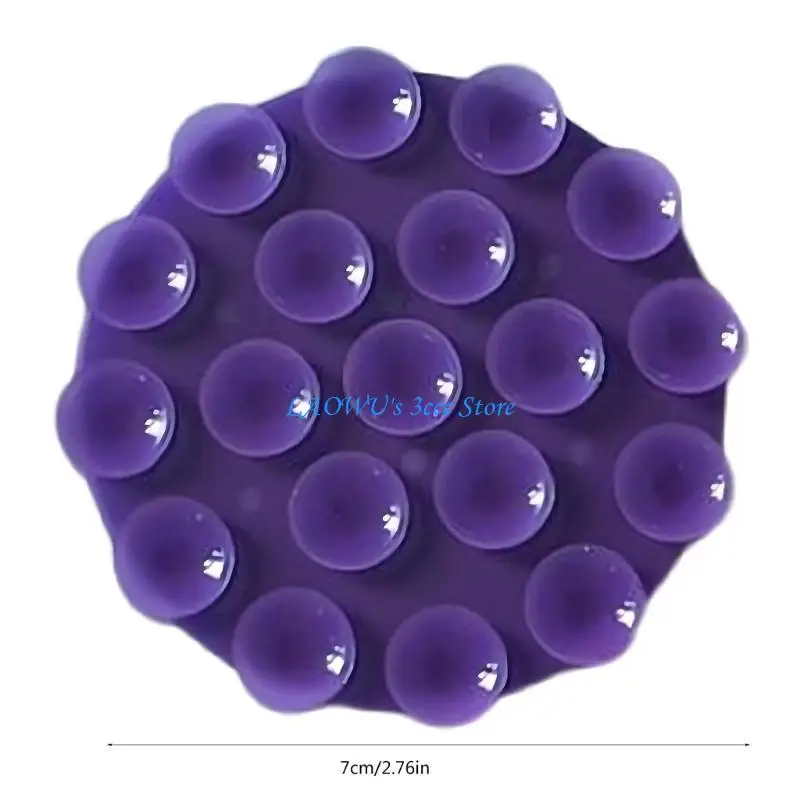 Y8AD Silicones Suctions Cup Phone Mount Double Side Suctions Sticker Mount Phone Stand