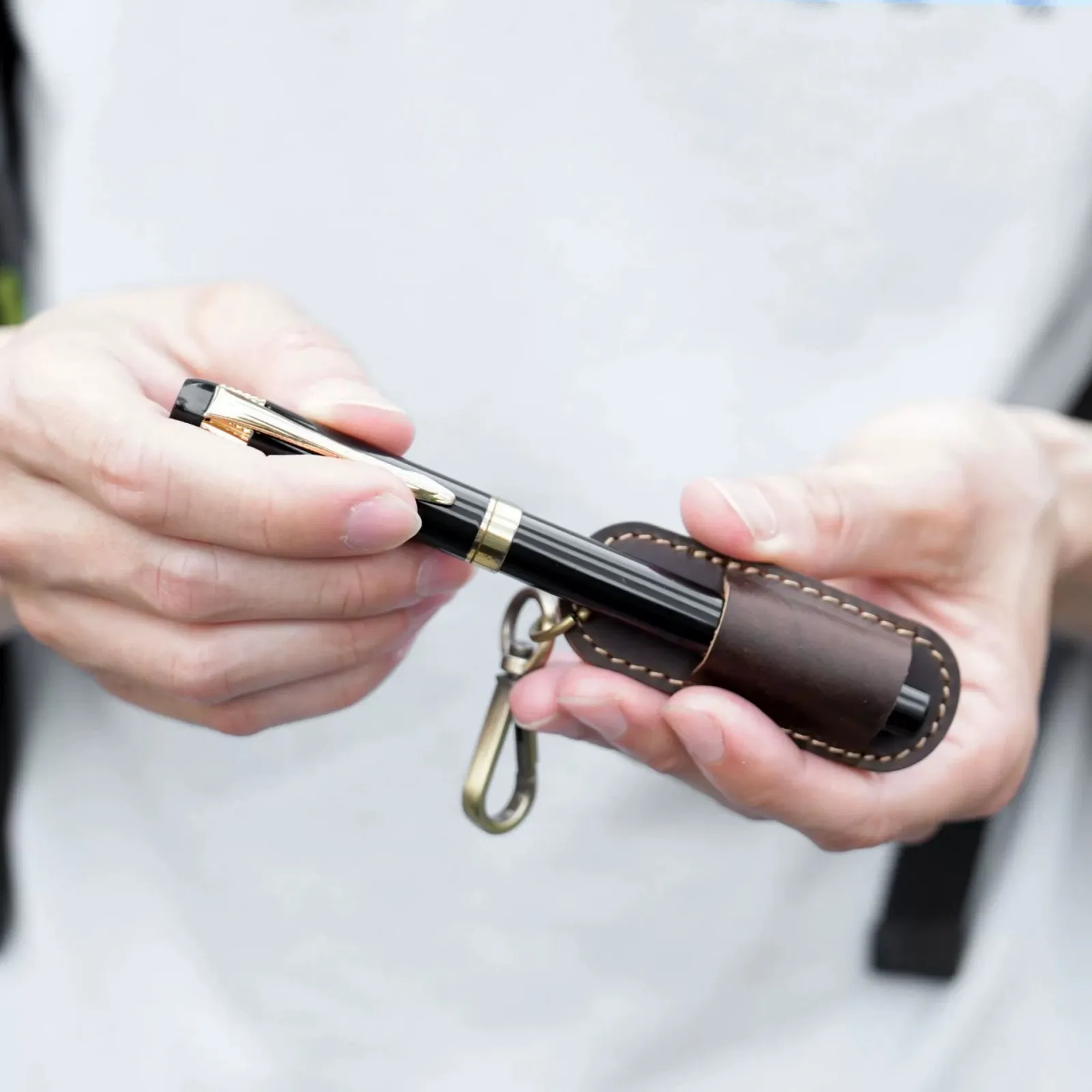 Genuine Leather Pen…