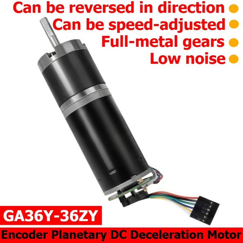 Miniature Planetary DC Speed Reduction Motor GA36Y-36ZY, Reversible and Adjustable-speed Motor with 12V/24V Voltage.