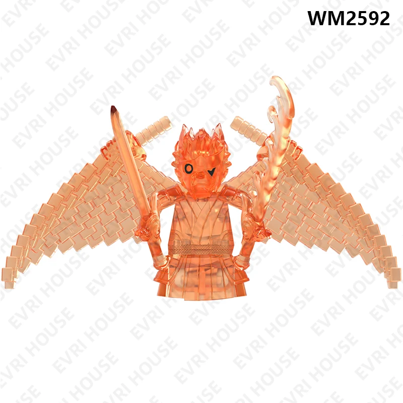 Animes Mini Bricks Action Figures Comic Movie Assembly Building Blocks Toys for Children WM6167