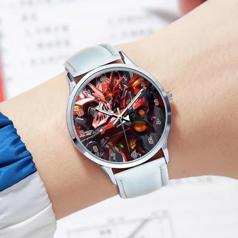 신세기 에반게리온 EVA-01 테스트 타입 영화 및 TV 상품 남성용 귀여운 만화 쿼츠 시계 세련된 아날로그 손목시계