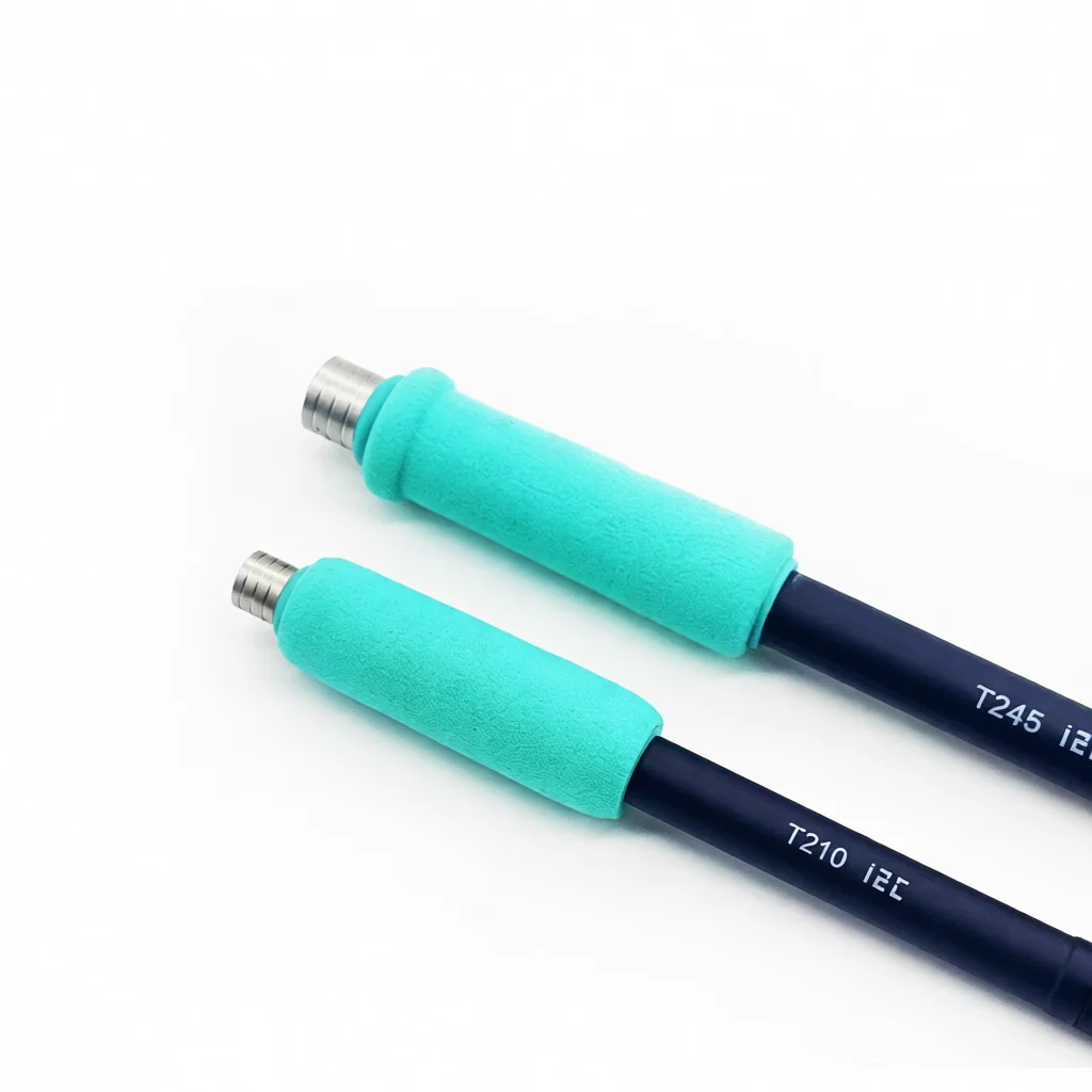 Anti Heat Silicone Handle Protector For T245 T210 936 T12 Soldering Station Iron Grip Repair Accessory Welding Station Tool