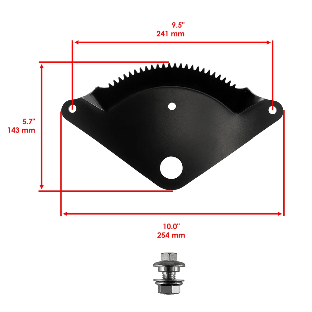 Steering Sector Gear Plate for Craftsman 532194732 194732 Designed for Poulan Lawn Tractor String Trimmer Applications