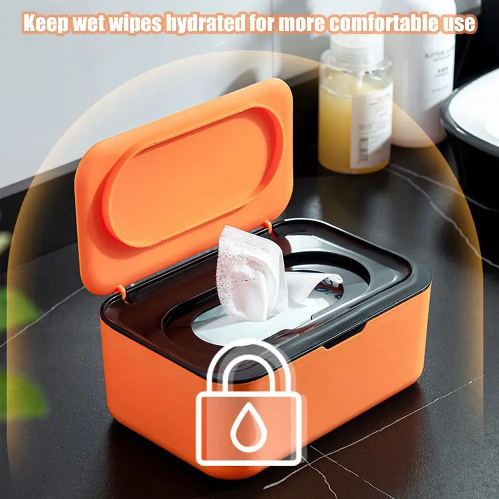 Wet Tissue Box With Lid Wipe Dispenser Portable Wipes Napkin Storage Box Holder