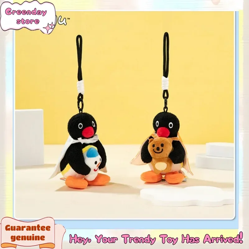 

Genuine Pingu Penguin Plush Toys Pendant Doll Kawaii Plush Toy Birthday Gift For Kids And Girl Kids Toy Pack Accessories Pendant