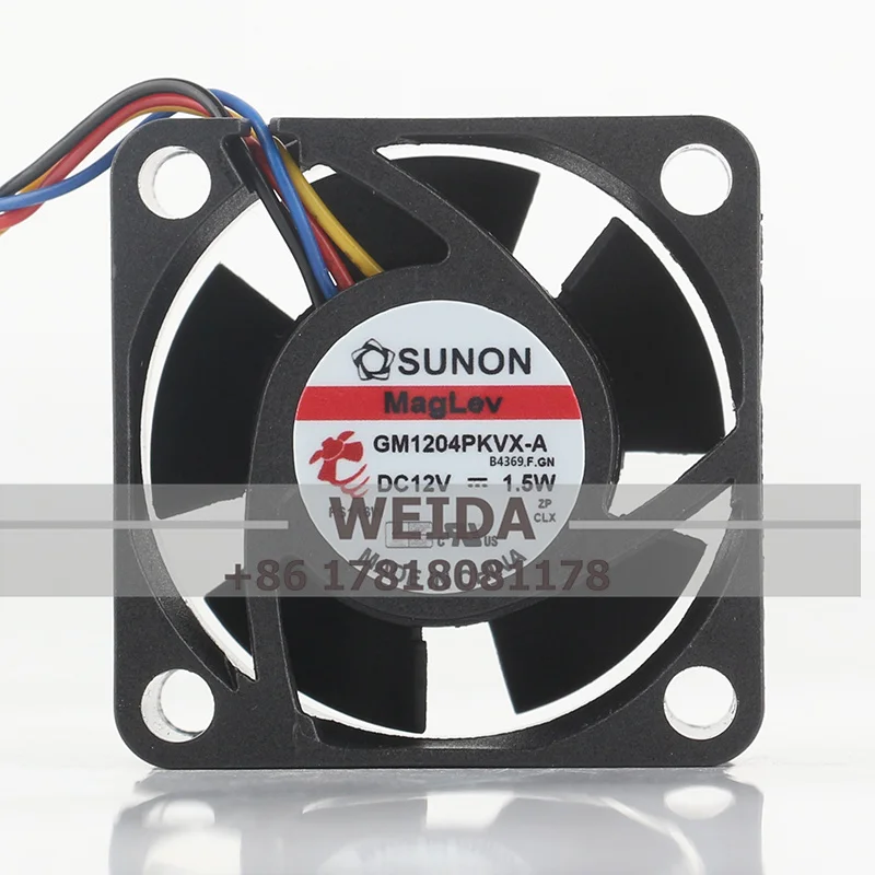 Sunon DC 12V 1.5W AC EC 4020 40X40X20MM 4CM Suspension Maglev Bearing Quiet 4-wire GM1204PKVX-A Cooling Fan