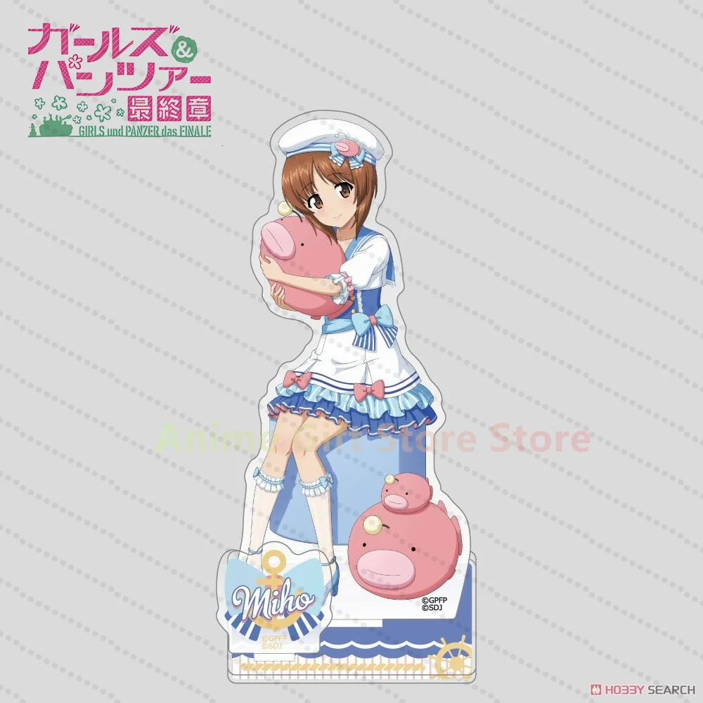 Anime Girls and Panzer Acrylic standing plate model 15cm Desktop decoration Fan gift